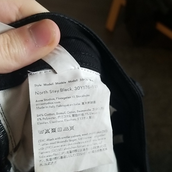 Acne Bla Konst Black Jeans - Picture 4 of 4